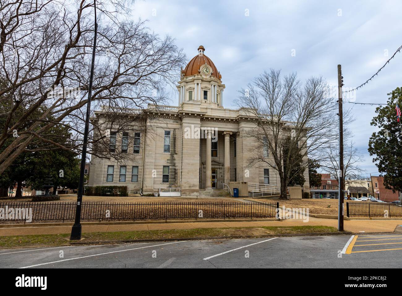 Tupelo, MS - janvier 2023 : palais de justice du comté de Lee à Tupelo, Mississippi Banque D'Images