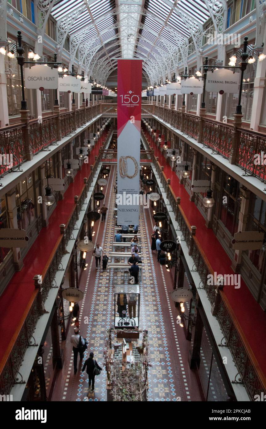 Strand Arcade à George Street, Sydney, Nouvelle-Galles du Sud, Australie Banque D'Images