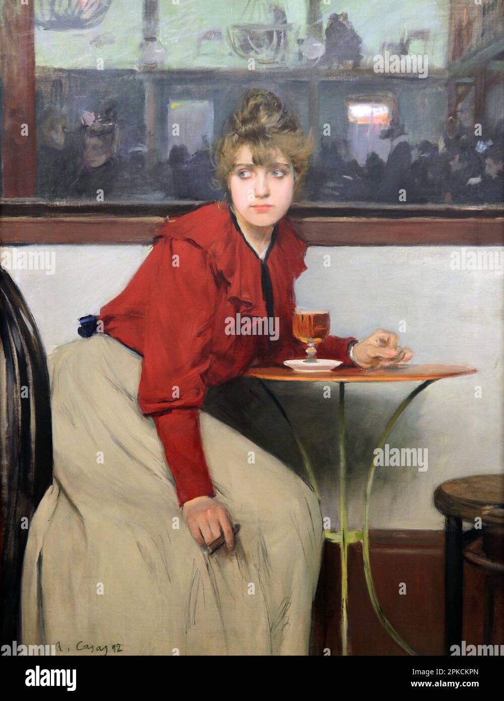 Madeleine de Boisguillaume (1892) de Ramon Casas (1866-1932) Banque D'Images