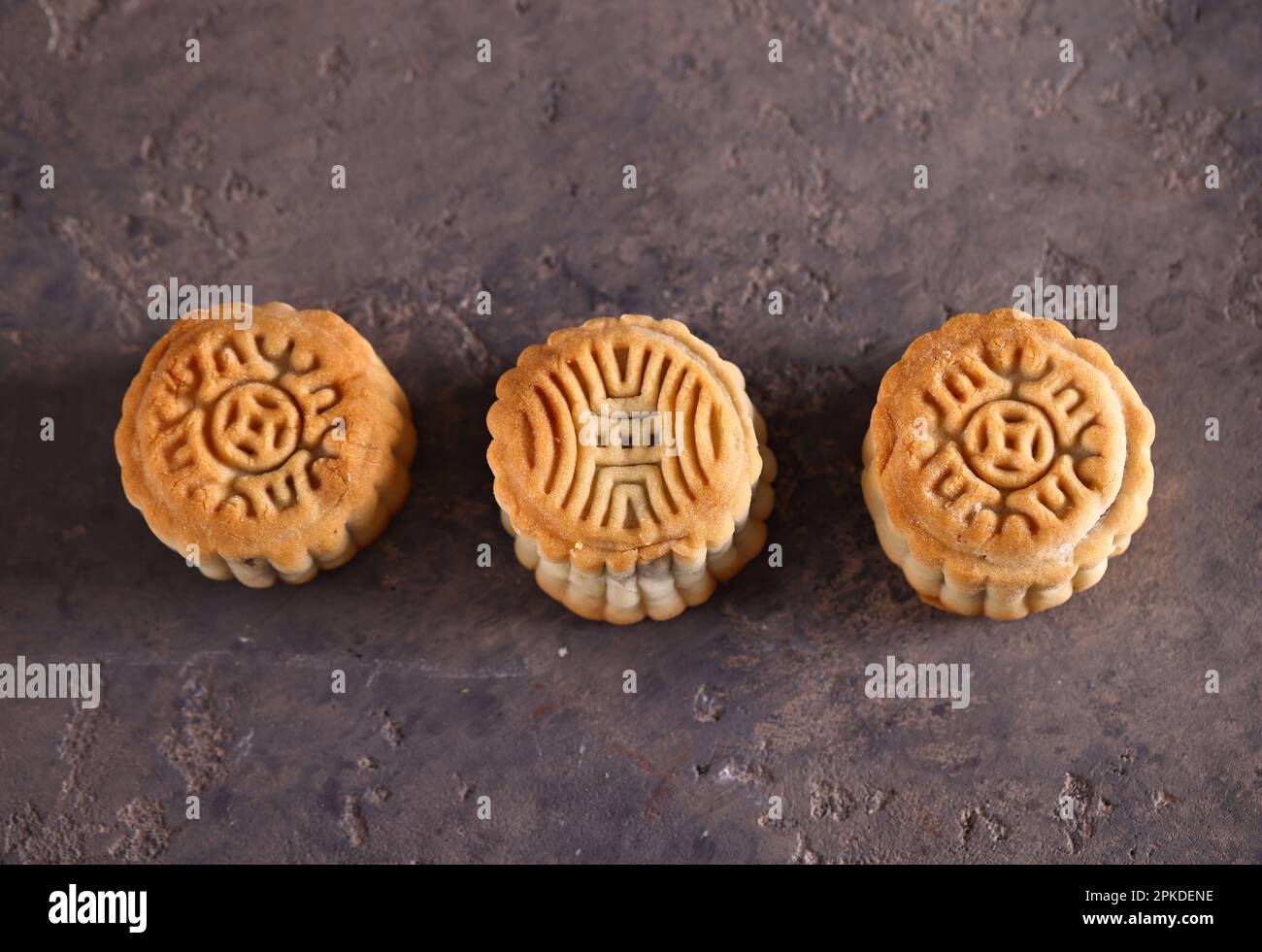 les gâteaux de lune sont un régal pour les vacances Banque D'Images