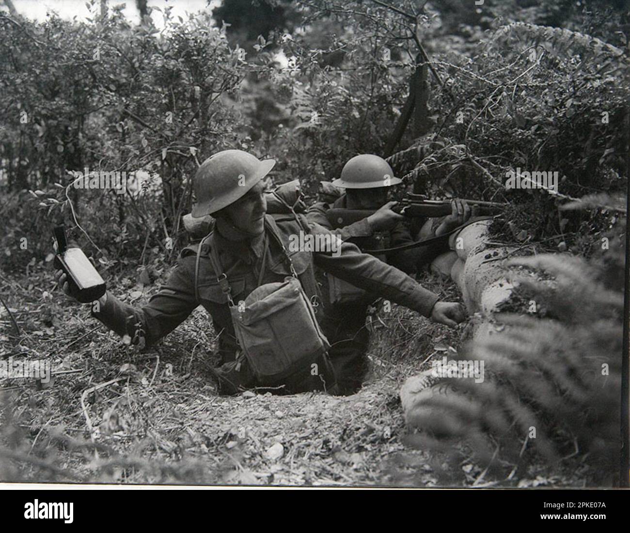 Image non identifiée de l'armée de WW2 Banque D'Images