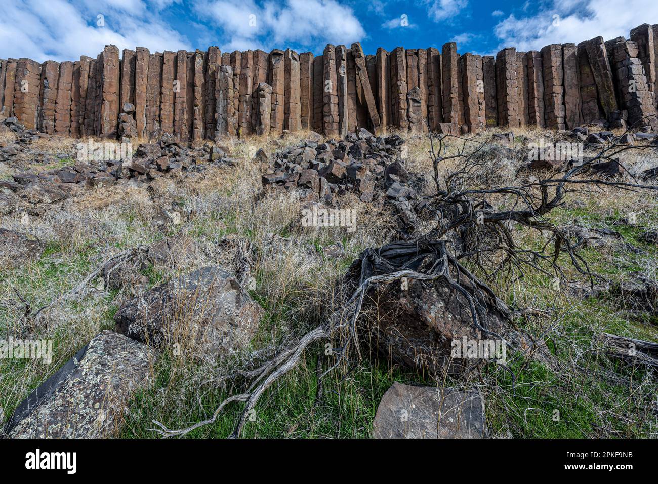 Site naturel national de Drumheller Channels, Australie occidentale Banque D'Images