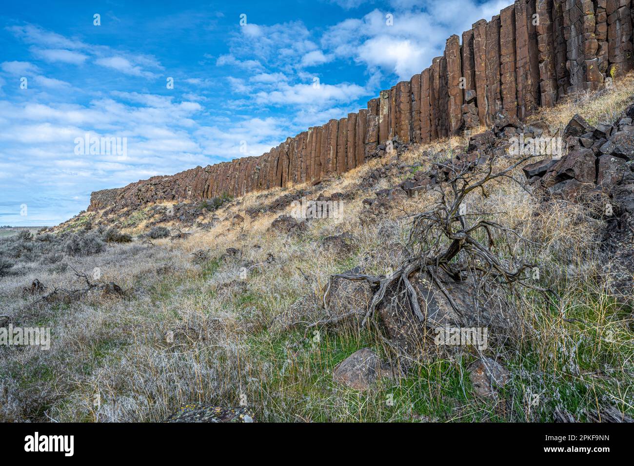 Site naturel national de Drumheller Channels, Australie occidentale Banque D'Images