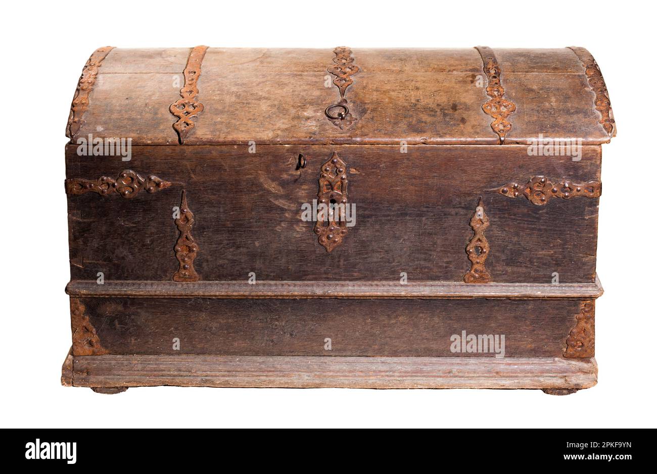 Ancien coffre en bois Banque D'Images