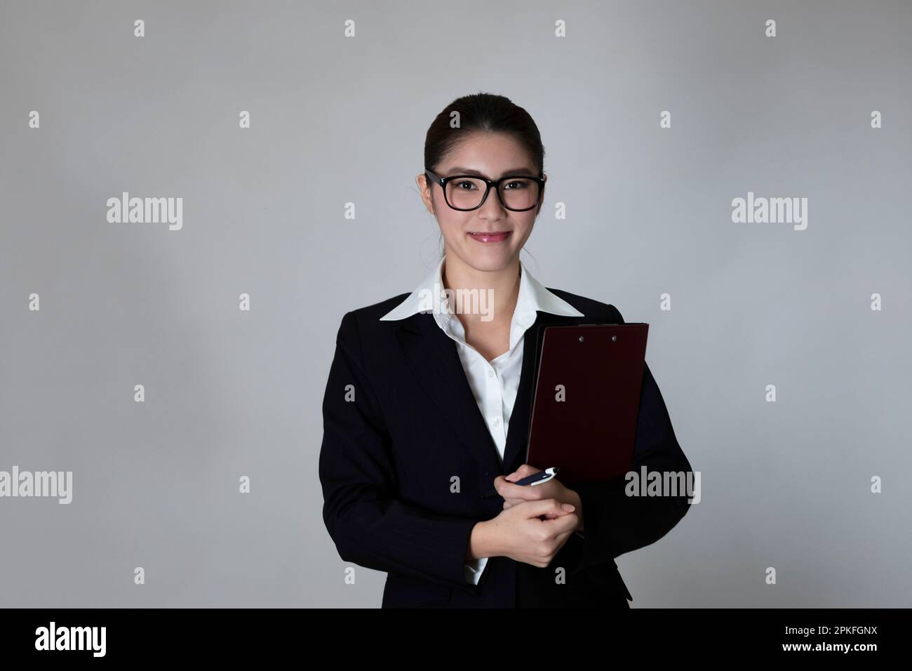 Portrait de la femme en costume Banque D'Images