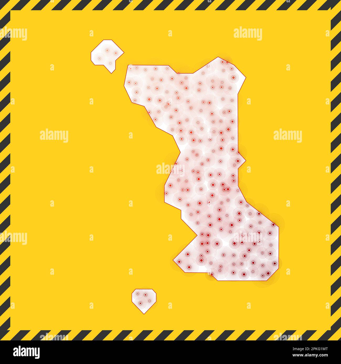 Malapascua Island fermé - signe de danger de virus. Icône d'îlot verrouillé. Bordure rayée noire autour de la carte avec concept de propagation de virus. Illustration vectorielle. Illustration de Vecteur Malapascua Island fermé - signe de danger de virus. Icône d'îlot verrouillé. Bordure rayée noire autour de la carte avec concept de propagation de virus. Illustration vectorielle. Illustration de Vecteur