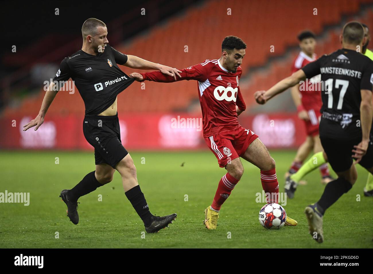 Liège, Belgique. 07th avril 2023. Christophe Janssens de Deinze et
