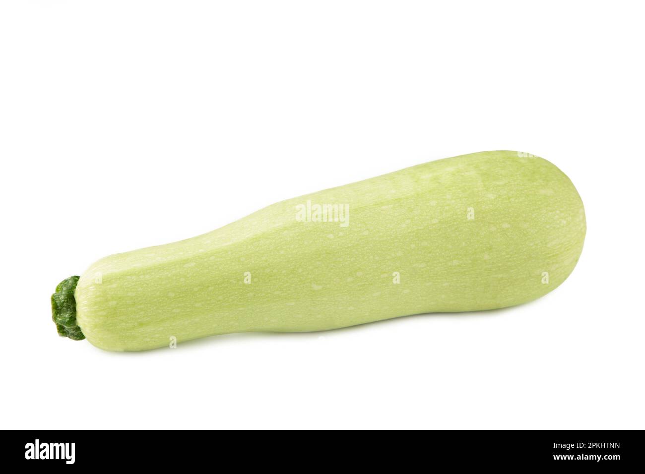 Courge courge courge zucchini isolée sur fond blanc. Vue de dessus Banque D'Images