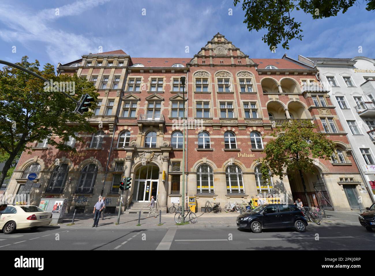 Altes Postamt, rue principale, Schoeneberg, Berlin, Allemagne Banque D'Images