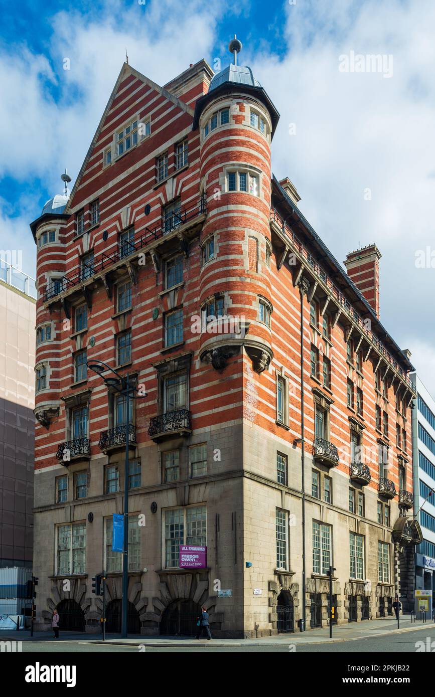 Albion House (également connu sous le nom de White Star Building) est un bâtiment classé de classe II* à Liverpool, en Angleterre. Il a été construit entre 1896 et 1898 an Banque D'Images