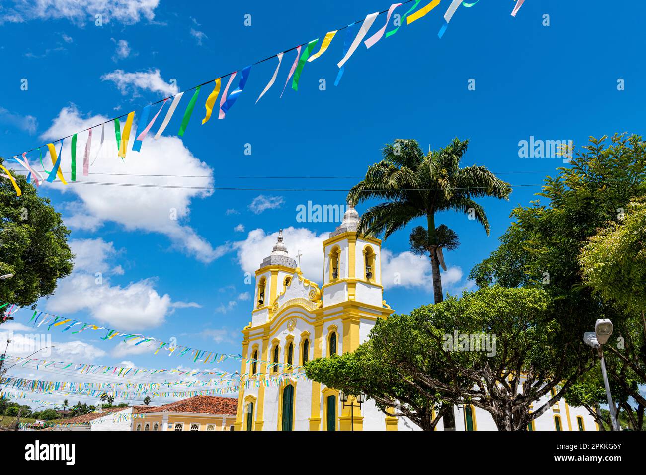 Église Matriz Sagrado Coracao de Jesus, Laranjeiras, Sergipe, Brésil, Amérique du Sud Banque D'Images