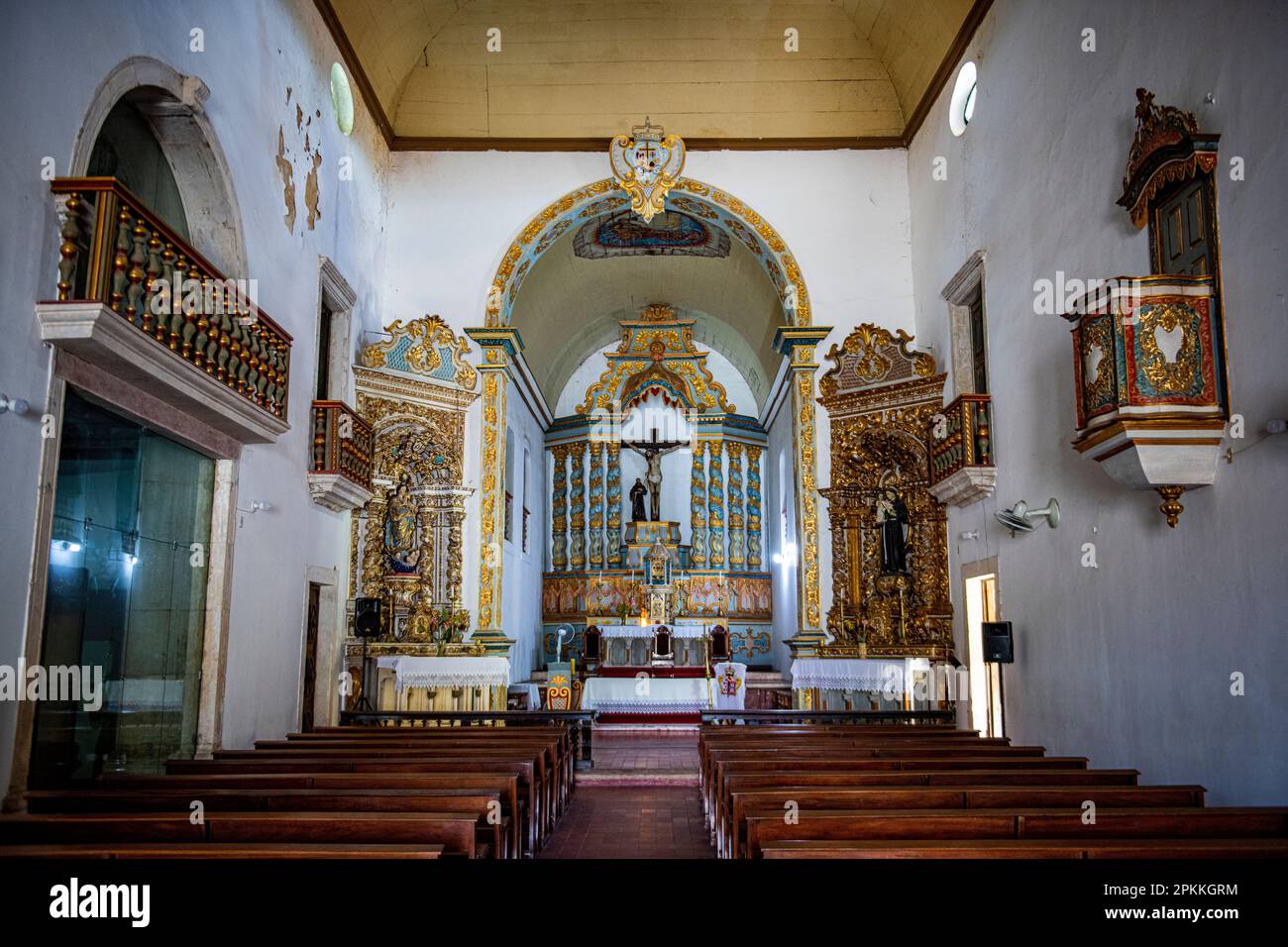 Église de Sao Francisco, place de Sao Francisco, site classé au patrimoine mondial de l'UNESCO, Sao Cristovao, Sergipe, Brésil, Amérique du Sud Banque D'Images