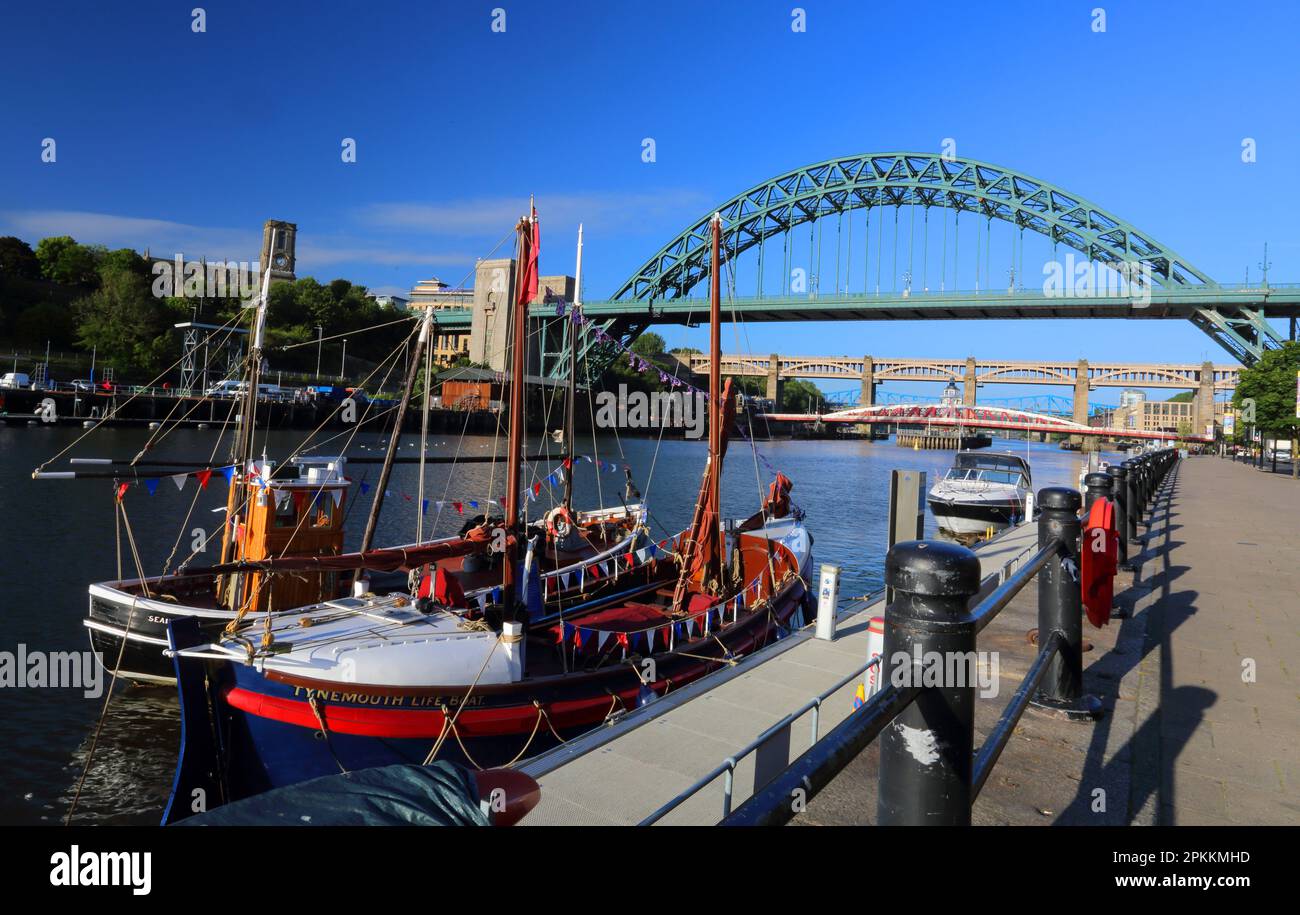 Tyne Bridge, Newcastle-upon-Tyne, Tyne and Wear, Angleterre, Royaume-Uni, Europe Banque D'Images