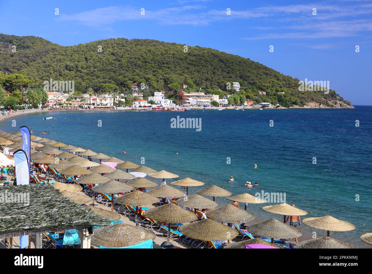 Poros, Golfe de Saros, Iles grecques, Grèce, Europe Banque D'Images