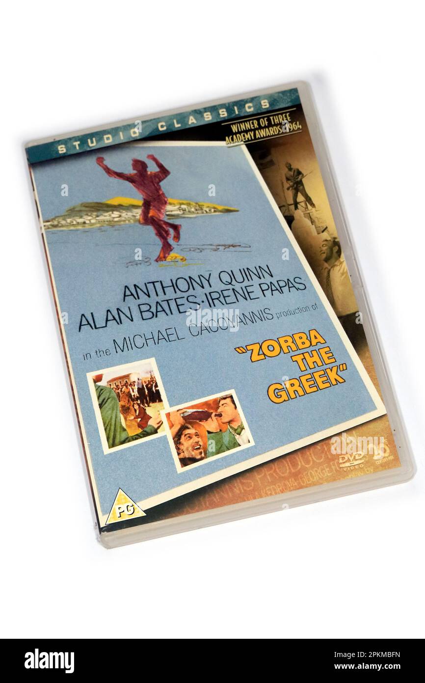 Zorba le grec - couverture DVD. Banque D'Images