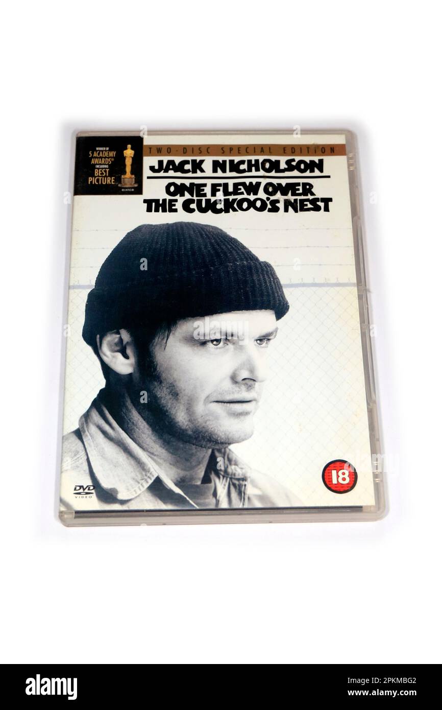 L'un a survolé le Nid de Cuckoo. Couvercle de lecteur de DVD. Avec Jack Nicholson. Édition spéciale deux disques Banque D'Images