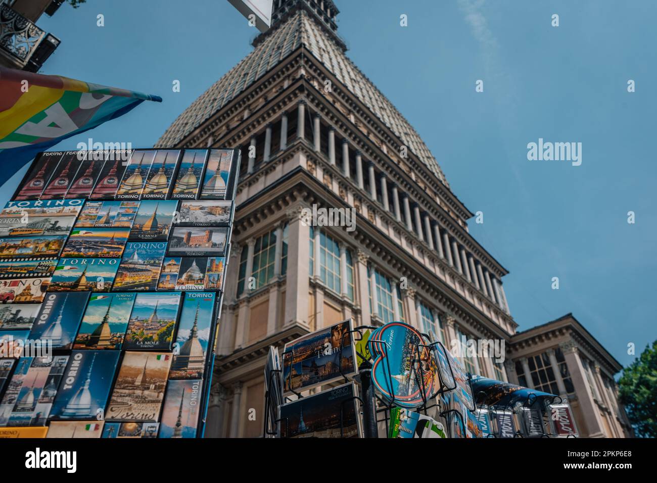 Musée Mole Antonelliana pendant la journée ensoleillée à Turin Banque D'Images