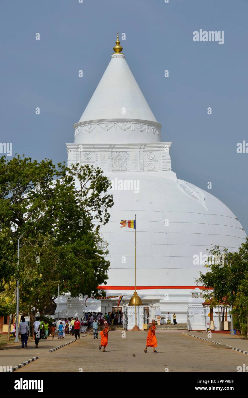 Stupa, Tissamaharama, Sri Lanka, Asie Banque D'Images