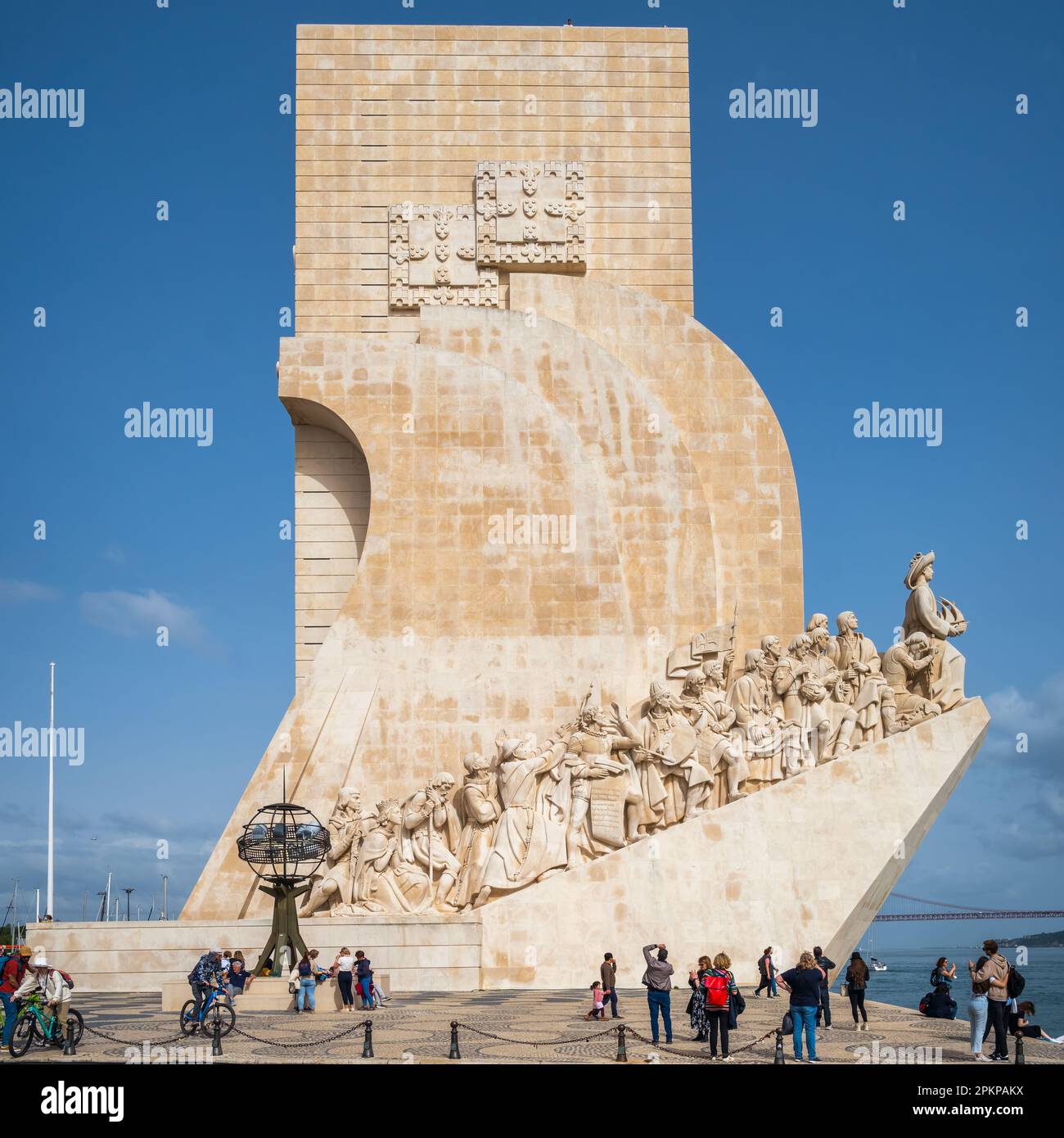 Monument des Découvertes à Lisbonne, Portugal. Banque D'Images