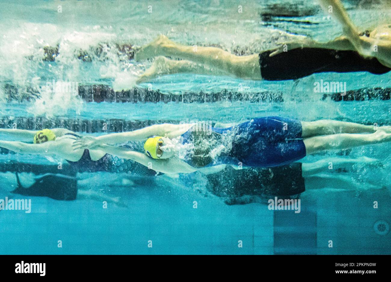 Jessica Arundale dans The Women 1500m Freestyle Heat 4 le sixième jour des Championnats britanniques de natation 2023 à Ponds Forge, Sheffield. Date de la photo: Dimanche 9 avril 2023. Banque D'Images