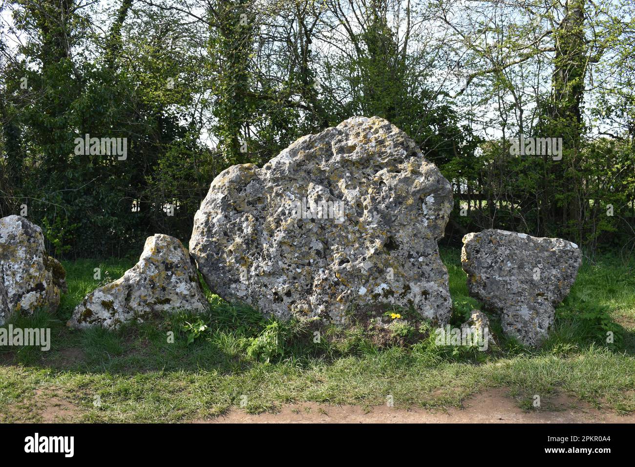 The King's Men at the Rollright Stones Banque D'Images
