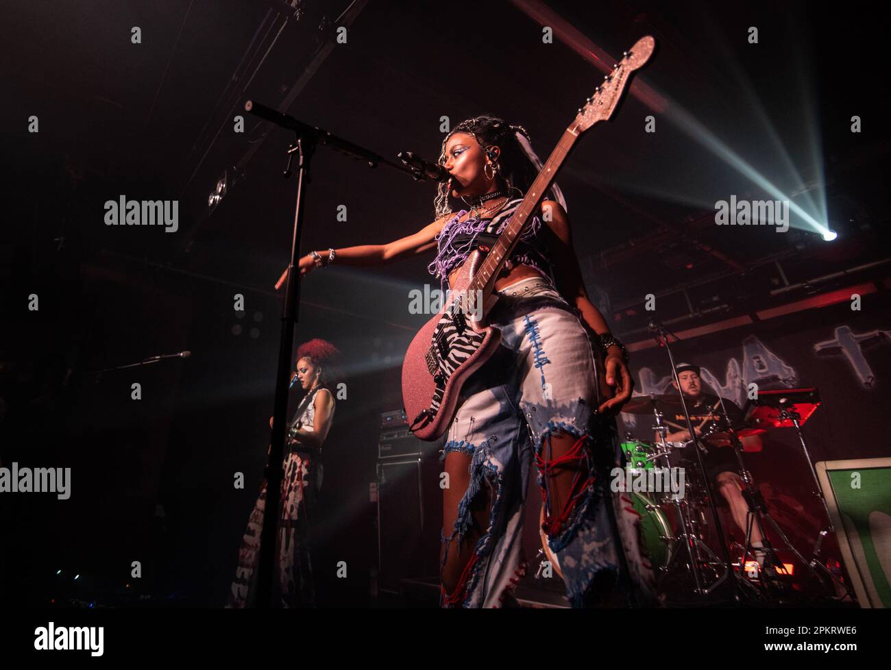 Nova Twins au O2 Academy Liverpool, Royaume-Uni Banque D'Images