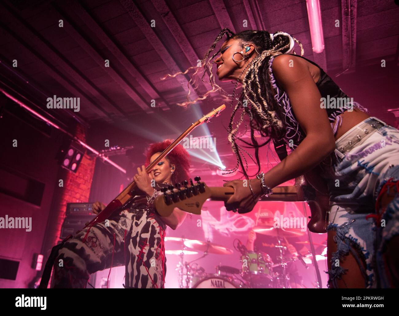 Nova Twins au O2 Academy Liverpool, Royaume-Uni Banque D'Images