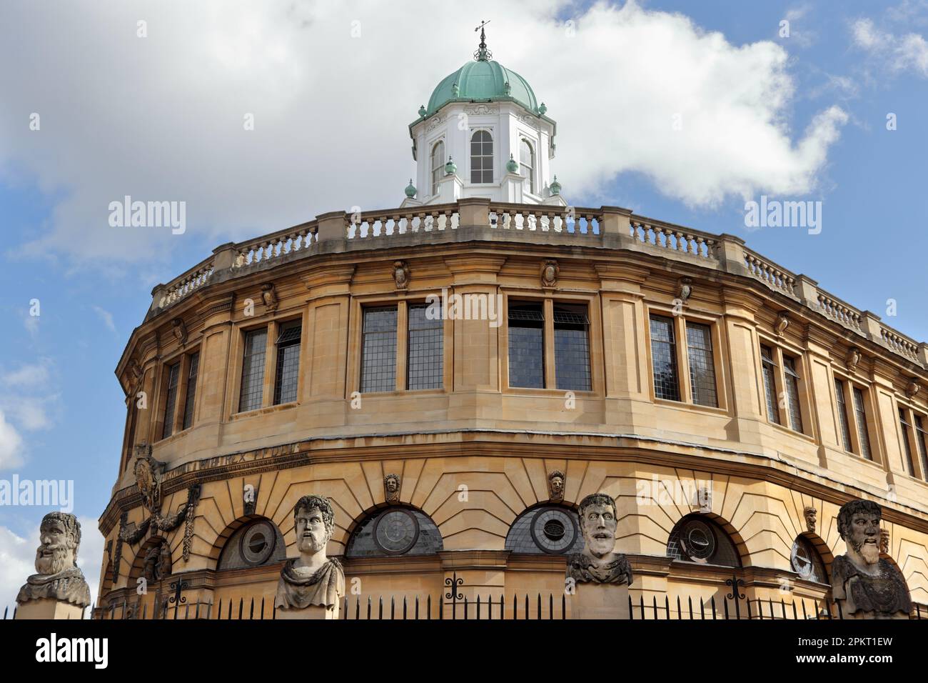 Sheldonian Theatre, utilisé pour des récitals musicaux, des conférences, des conférences et diverses cérémonies tenues par l'Université d'Oxford Banque D'Images
