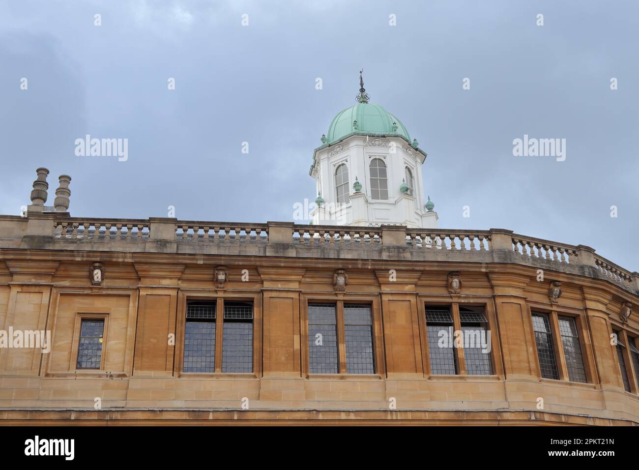 Sheldonian Theatre, utilisé pour des récitals musicaux, des conférences, des conférences et diverses cérémonies tenues par l'Université d'Oxford Banque D'Images