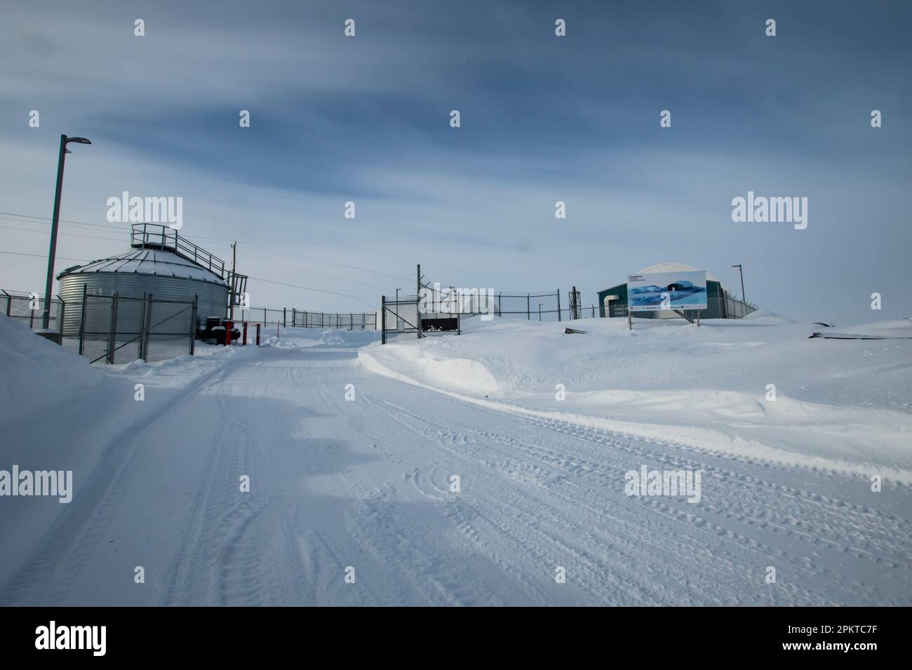 L'observatoire marin de Churchill au Manitoba, Canada Banque D'Images