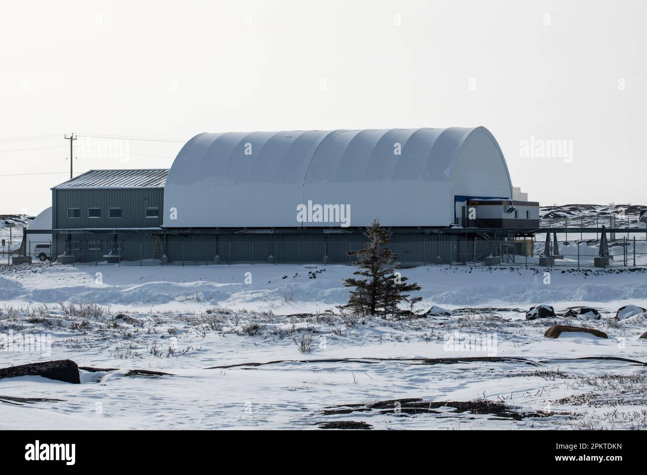L'observatoire marin de Churchill au Manitoba, Canada Banque D'Images