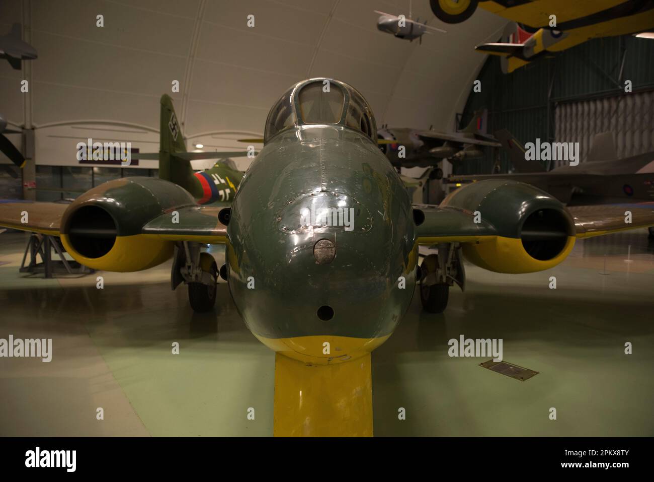 Gloster Meteor F8 au RAF Museum de Londres Banque D'Images