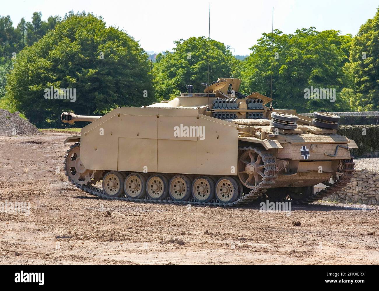 Allemand Sturmgeschutz III Ausf G. Banque D'Images