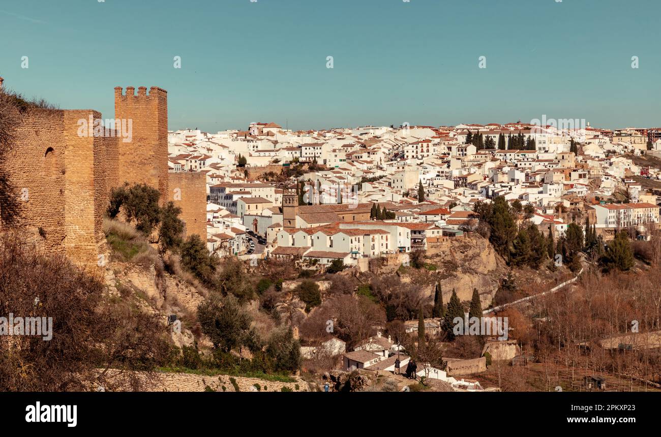 Paysage à Ronda Espagne Banque D'Images