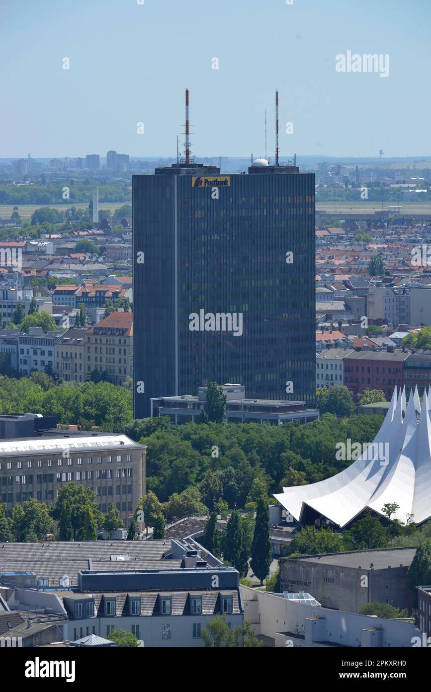 Postbank, Hallesches Ufer, Kreuzberg, Berlin, Allemagne Banque D'Images