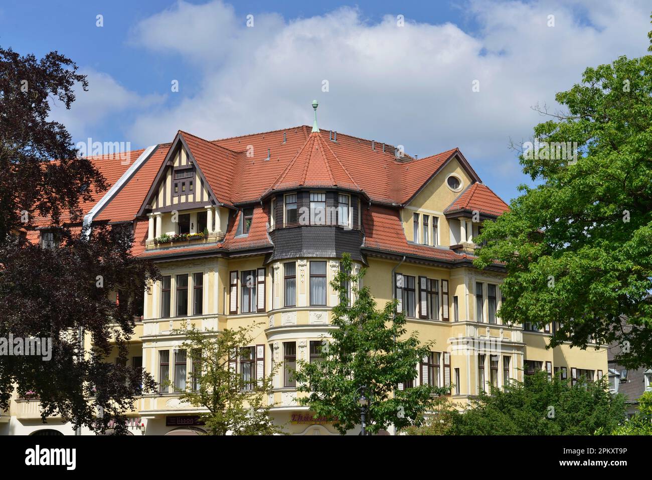 Anciens bâtiments, Mexikoplatz, Zehlendorf, Berlin, Allemagne Banque D'Images