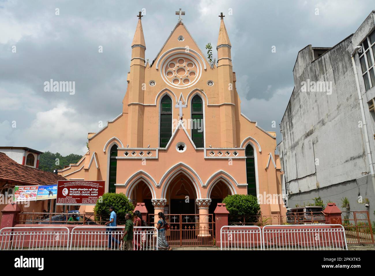 Église méthodiste, Kandy, Sri Lanka Banque D'Images