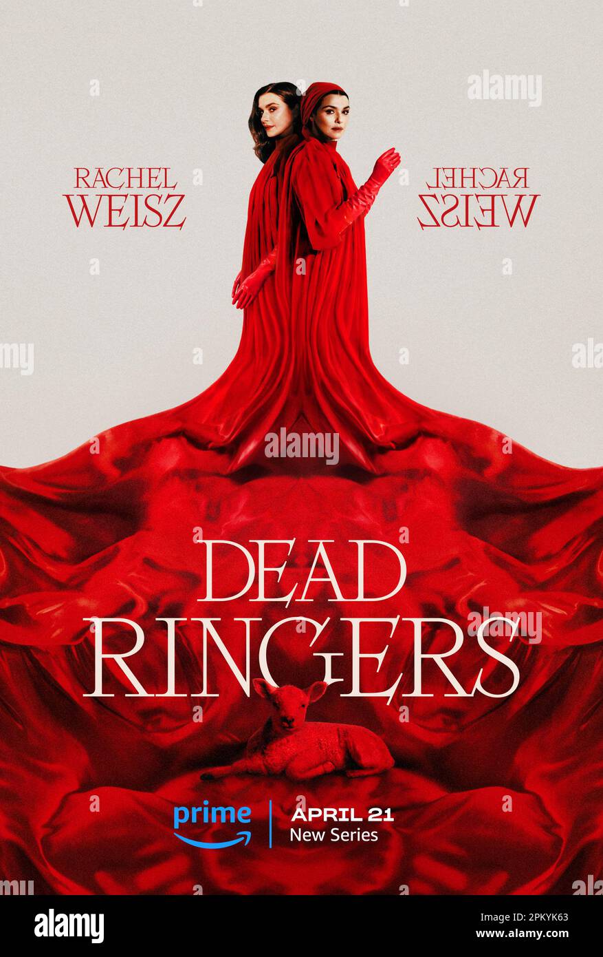 Affiche Rachel Weisz de Dead Ringers Banque D'Images