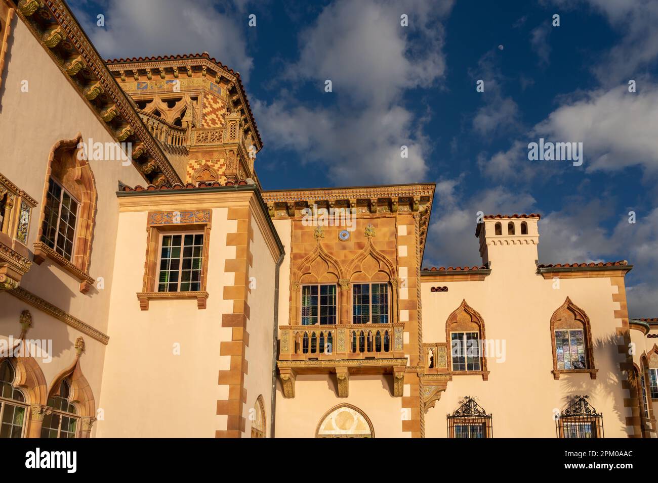 Sarasota, Floride, USA - 11 janvier 2022 : Ca' d'Zan dans le Ringling à Sarasota, Floride, USA. Banque D'Images