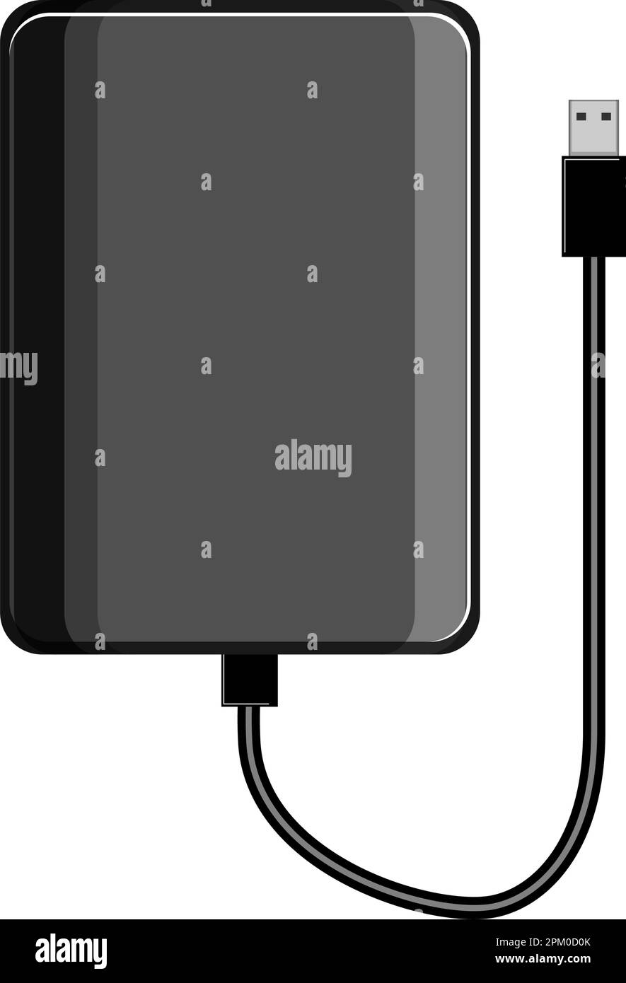 illustration vectorielle du disque dur Illustration de Vecteur