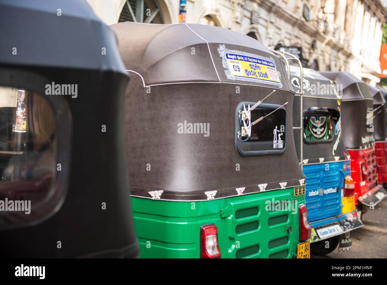 Tuk Tuks, Kandy, Sri Lanka Banque D'Images