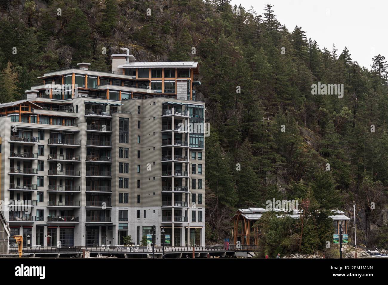 Horseshoe Bay est une extension de West Vancouver dans la partie inférieure continentale de la Colombie-Britannique et abrite environ 1000 000 résidents tout au long de l'année. Banque D'Images
