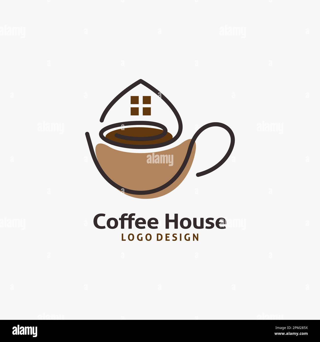 Logo Coffee House Illustration de Vecteur