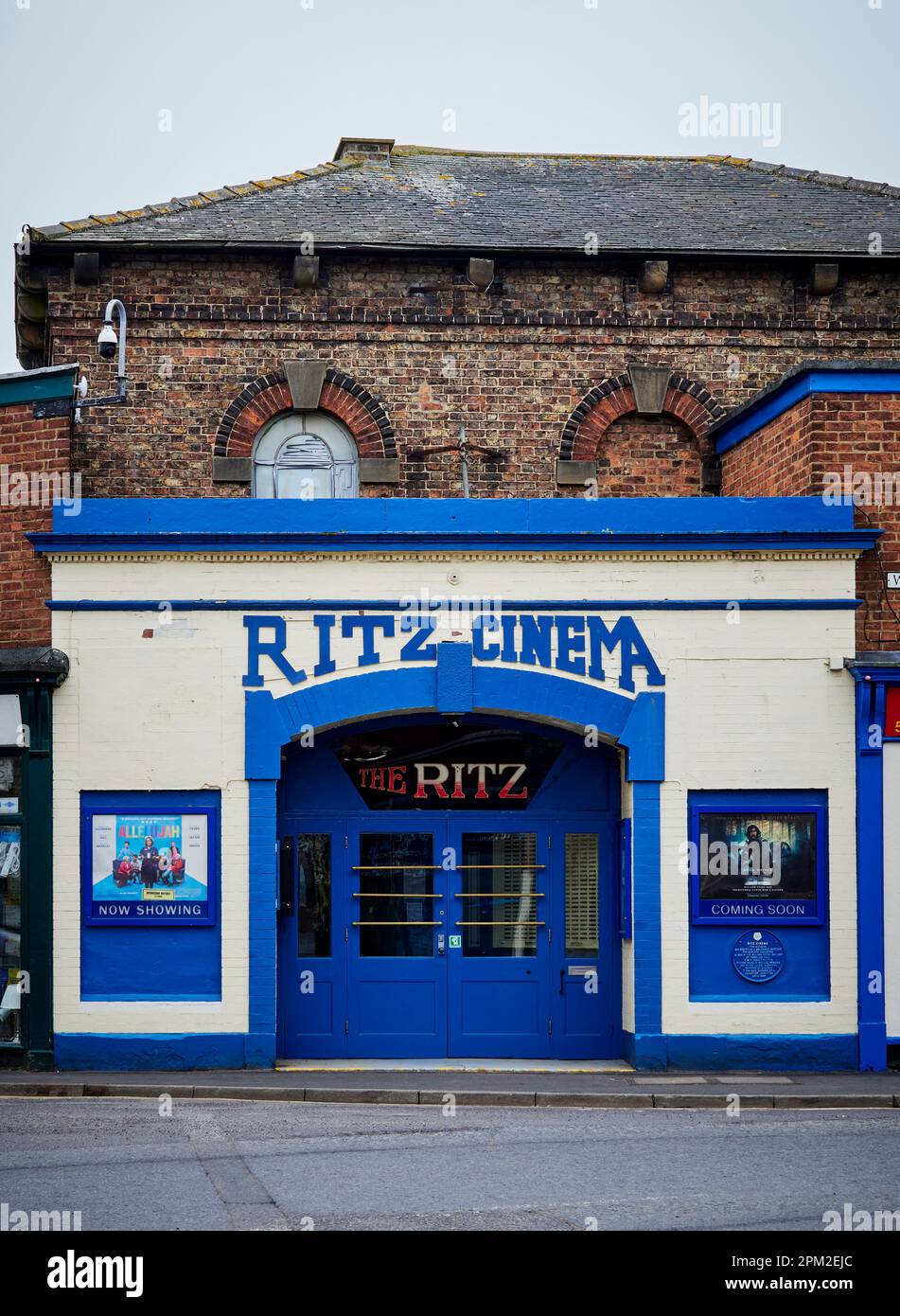 Vue sur le devant du Ritz Cinema, Thirsk.North Yorkshire.U.K Banque D'Images