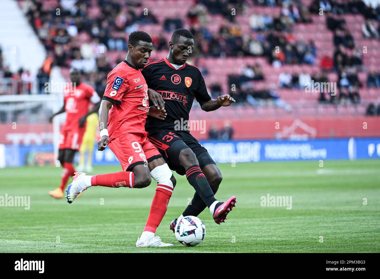 ©PHOTOPQR/LE BIEN PUBLIC/Emma BUONCRISTIANI ; ; 08/04/2023 ; Ligue de football 2 : Dijon FCO - Rodez AF. Banque D'Images