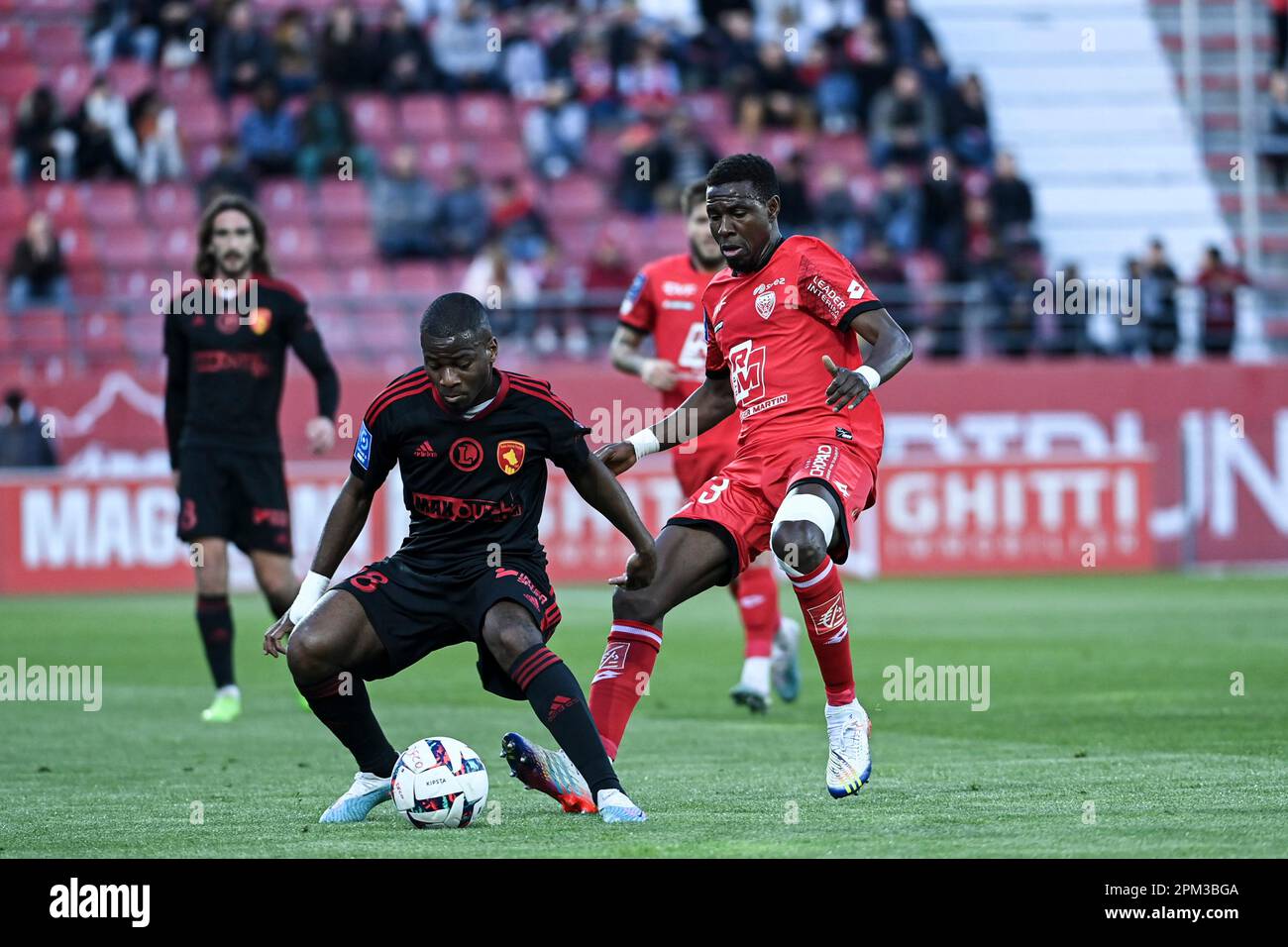 ©PHOTOPQR/LE BIEN PUBLIC/Emma BUONCRISTIANI ; ; 08/04/2023 ; Ligue de football 2 : Dijon FCO - Rodez AF. Banque D'Images