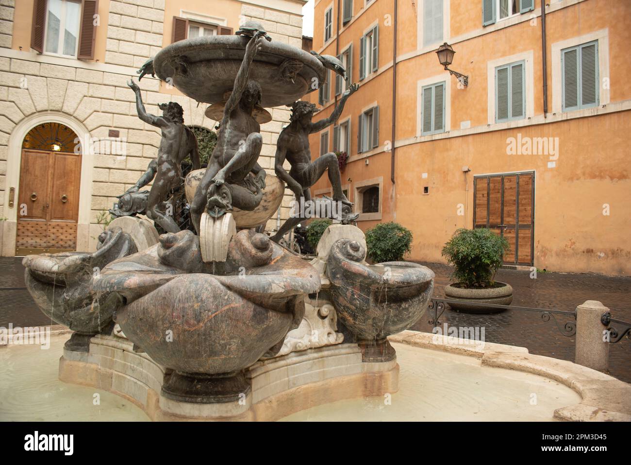 Roma, Fontana delle Tartarughe Banque D'Images