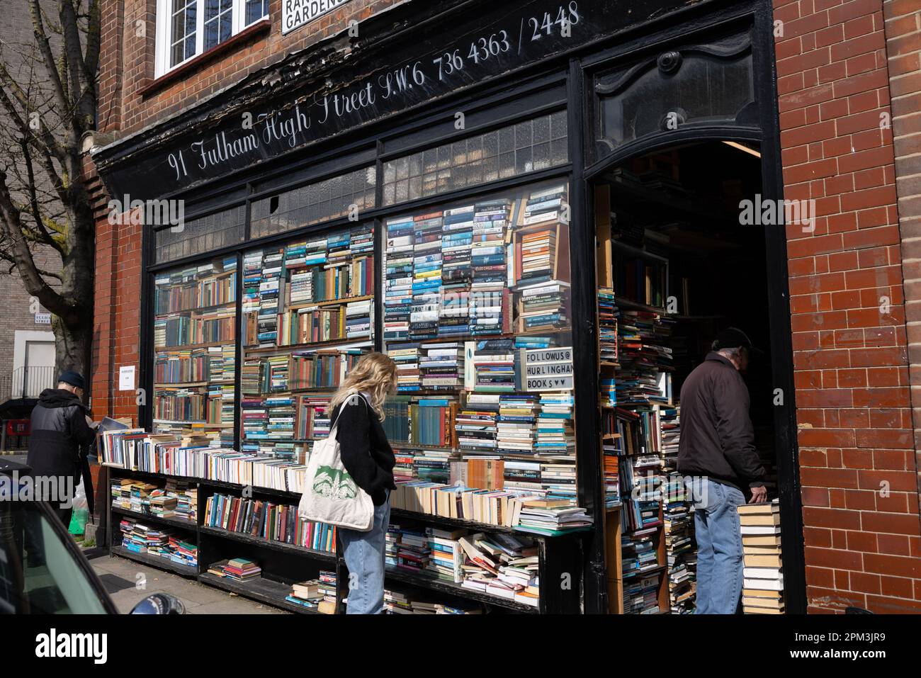 Librairie indépendante traditionnelle, située sur Ranelagh Gardens, Putney Bridge, sud-ouest de Londres, Angleterre, Royaume-Uni Banque D'Images