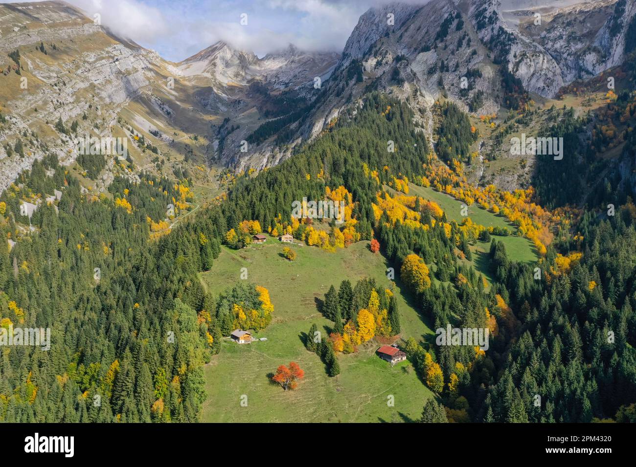 France, haute Savoie, massif des Aravis, Manigod, randonnée à l'Etale
