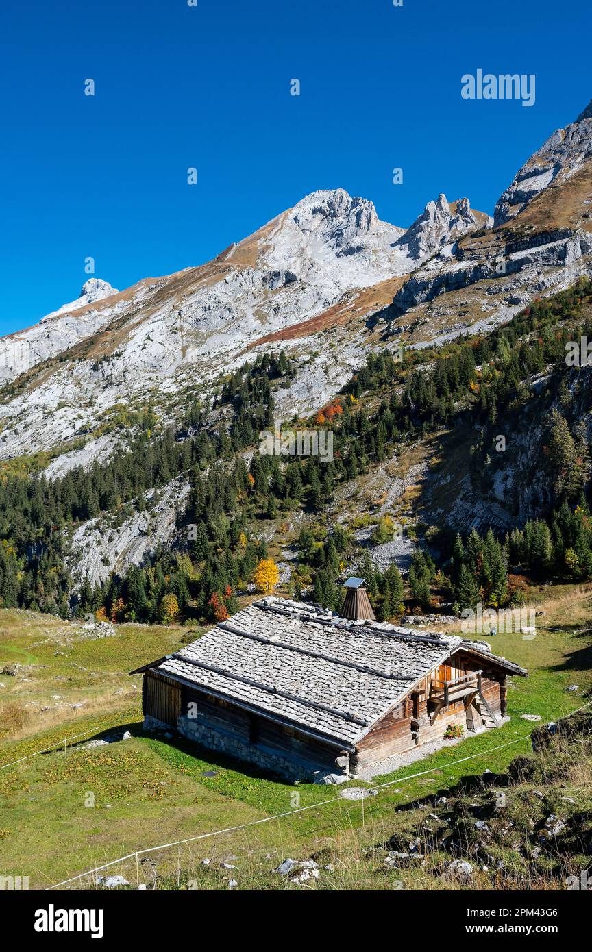 France, haute Savoie, massif des Aravis, la Clusaz, les Confins